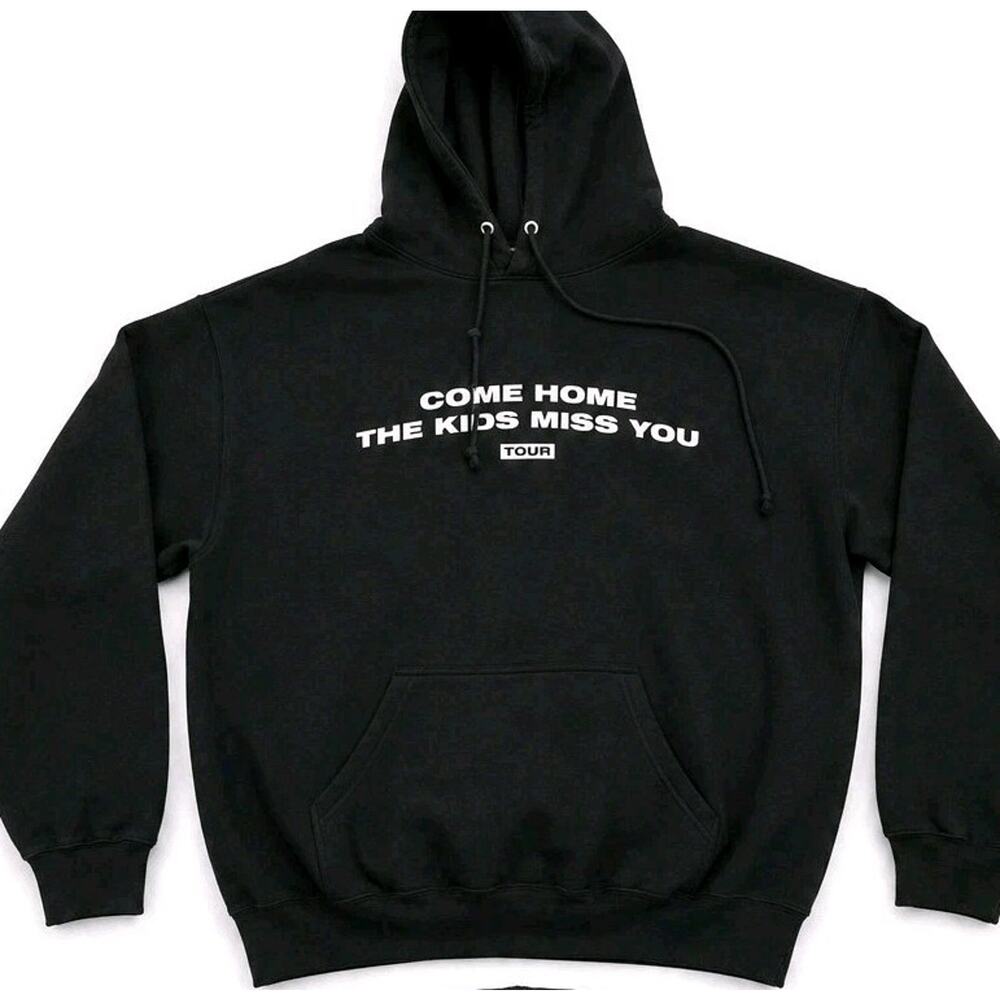 Jack Harlow Come Home The Kids Miss You Hoodie Sweatshirt XL Black Tour Merch